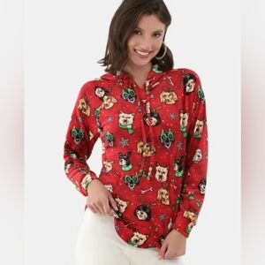 Festive Red No Boundaries Hoodie